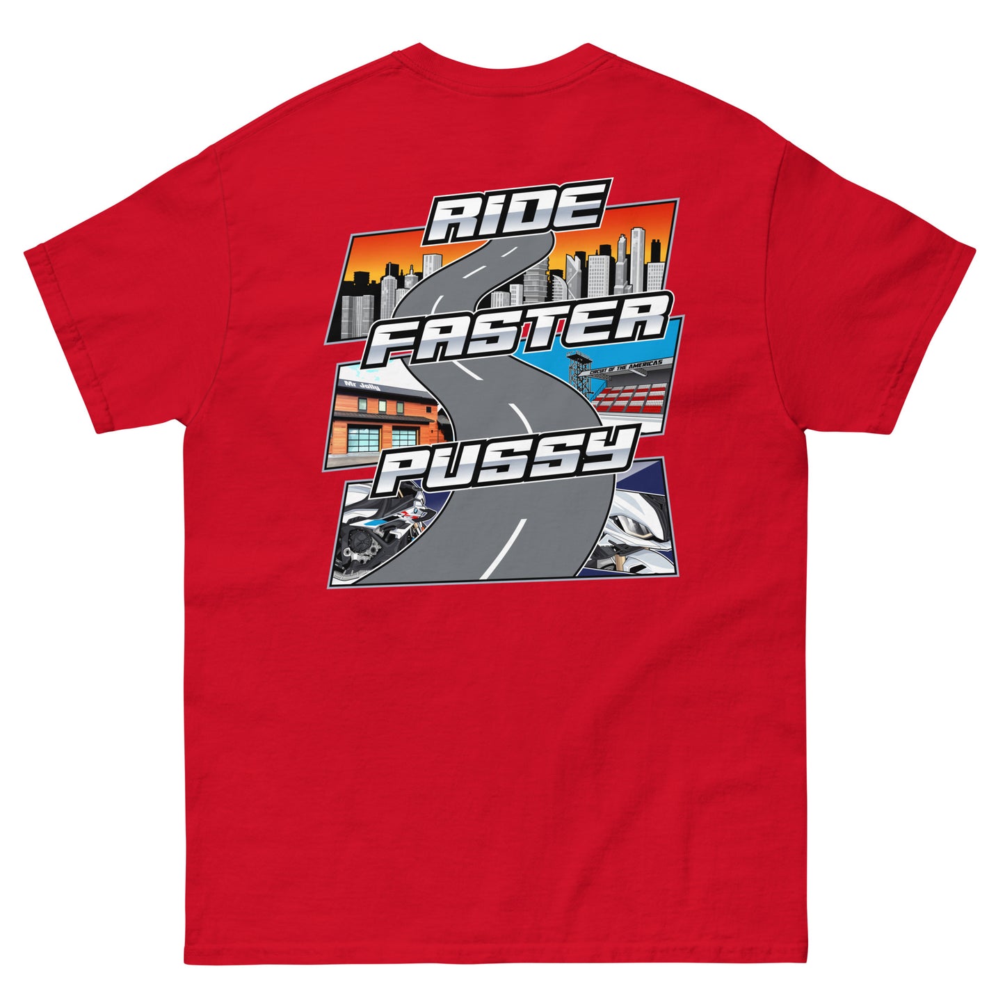 Mr Jolly Ride Faster Pussy T-Shirt